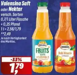 Simmel Valensina Saft oder Nektar Angebot