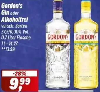 Simmel Gordon's Gin oder Alkoholfrei Angebot