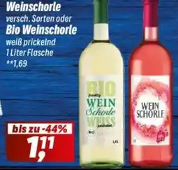 Simmel Weinschorle oder Bio Weinschorle Angebot
