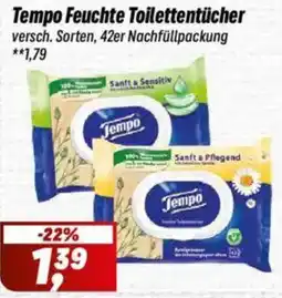 Simmel Tempo Feuchte Toilettentücher Angebot