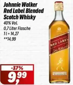 Simmel Johnnie Walker Red Label Blended Scotch Whisky Angebot