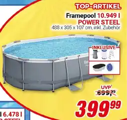 CENTERSHOP Bestway Framepool 10.949 L POWER STEEL Angebot