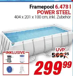 CENTERSHOP Bestway Framepool 6.478 L POWER STEEL Angebot