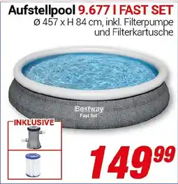 CENTERSHOP Bestway Aufstellpool 9.677 L FAST SET Angebot