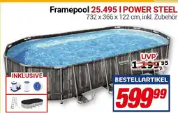 CENTERSHOP Bestway Framepool 25.495 L POWER STEEL Angebot