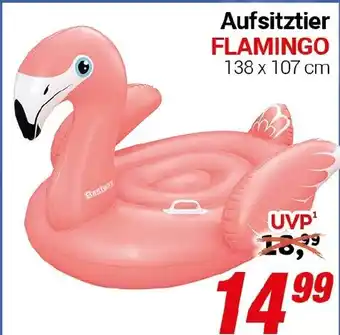 CENTERSHOP Bestway Aufsitztier FLAMINGO 138 x 107 cm Angebot