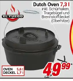 CENTERSHOP EL FUEGO Dutch Oven 7,3L Angebot