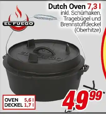 CENTERSHOP EL FUEGO Dutch Oven 7,3L Angebot