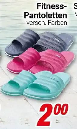 CENTERSHOP Fitness- Pantoletten Angebot