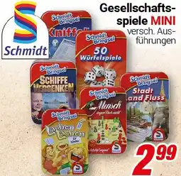 CENTERSHOP Schmidt Gesellschaftsspiele MINI Angebot