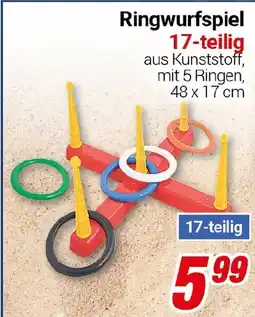 CENTERSHOP Ringwurfspiel 17-teilig Angebot