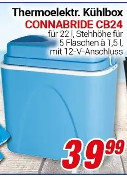 CENTERSHOP Thermoelektr. Kühlbox CONNABRIDE CB24 Angebot