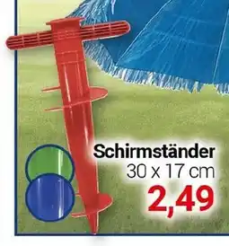 CENTERSHOP Schirmständer 30 x 17 cm Angebot