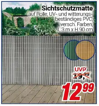 CENTERSHOP Sichtschutzmatte Angebot