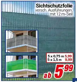 CENTERSHOP Sichtschutzfolie Angebot