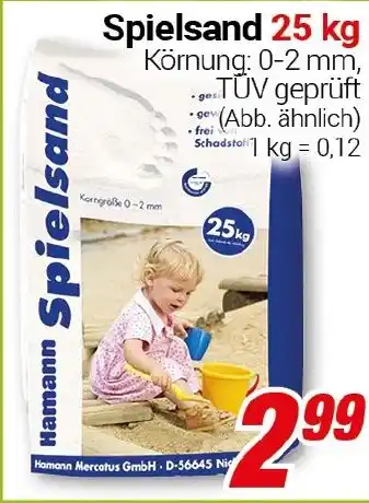 CENTERSHOP Spielsand Angebot