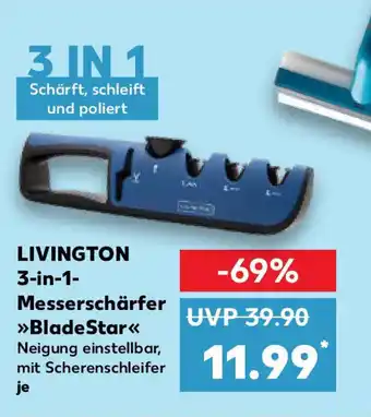 Kaufland LIVINGTON 3-in-1- Messerschärfer BladeStar Angebot