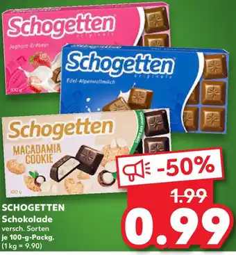 Kaufland SCHOGETTEN Schokolade Angebot