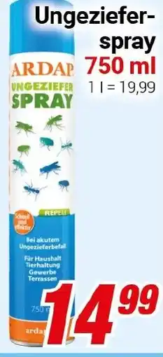 CENTERSHOP ARDAP Ungezieferspray Angebot
