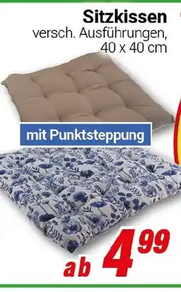 CENTERSHOP Sitzkissen Angebot