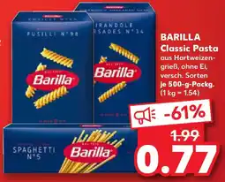 Kaufland BARILLA Classic Pasta Angebot