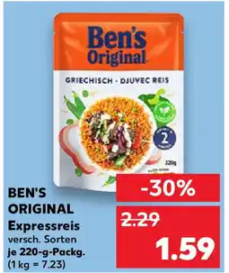 Kaufland BEN'S ORIGINAL Expressreis Angebot