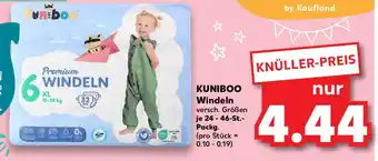 Kaufland KUNIBOO Windeln Angebot