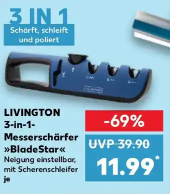 Kaufland LIVINGTON 3-in-1- Messerschärfer BladeStar Angebot