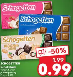 Kaufland SCHOGETTEN Schokolade Angebot
