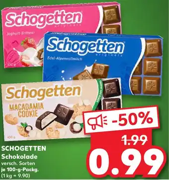 Kaufland SCHOGETTEN Schokolade Angebot