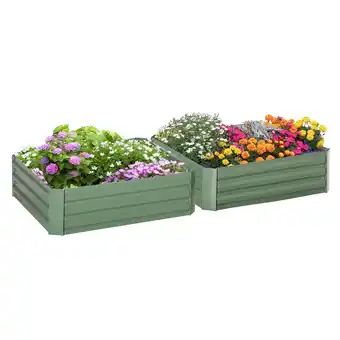 Netto Marken-Discount Outsunny Hochbeet-Set Stahl Angebot