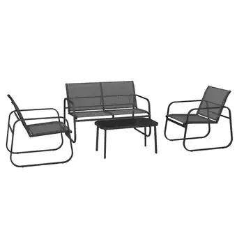 Netto Marken-Discount Outsunny Gartenmöbel-Set Stahl, Mesh Angebot