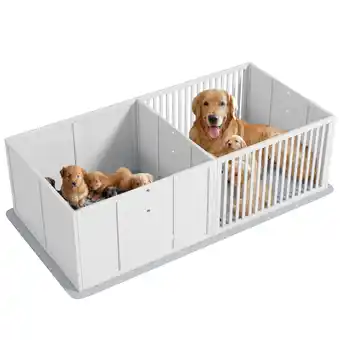 Netto Marken-Discount PawHut Wurfkiste Kiefernholz, MDF Angebot