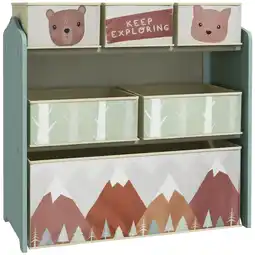 Netto Marken-Discount ZONEKIZ Kinderzimmerregal MDF, Vliesstoff Angebot