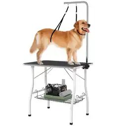 Netto Marken-Discount PawHut Tierpflegetisch Gummi, Stahl Angebot