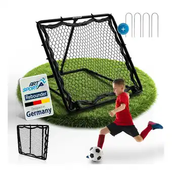 Netto Marken-Discount ArtSport Fußball Rebounder Power Pass - verstellbar, stabiler Rahmen, platzsparend verstauen Angebot