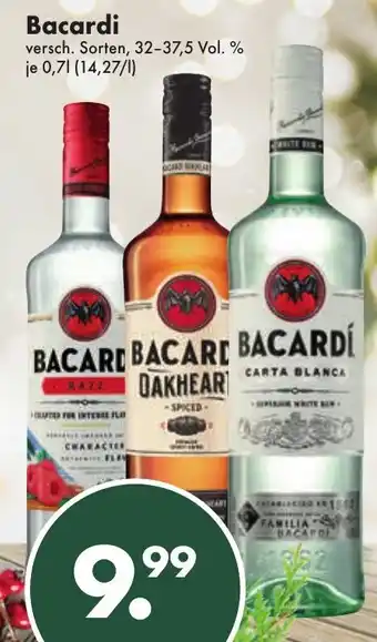 Trink und Spare Bacardi 0,7L Angebot