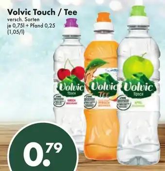 Trink und Spare Volvic Touch oder Tee 0,75L Angebot