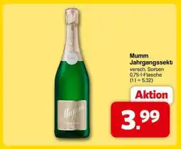 Famila Nord Ost Mumm Jahrgangssekt Angebot