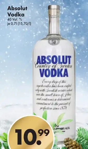 Trink und Spare Absolut Vodka 0,7L Angebot