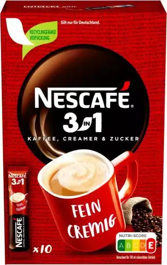Kaufland Nescafé 3 in 1 Sticks Angebot