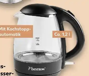Kaufland Bestron Glas-Wasserkocher AWK400Z Angebot