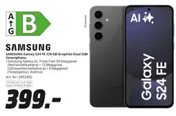 MediaMarkt Samsung galaxy s24 fe 128 gb graphite dual sim smartphone Angebot
