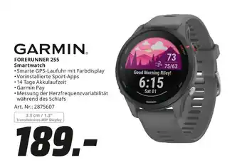 MediaMarkt Garmin forerunner 255 smartwatch Angebot
