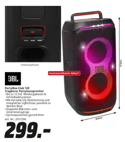MediaMarkt Jbl partybox club 120 Angebot