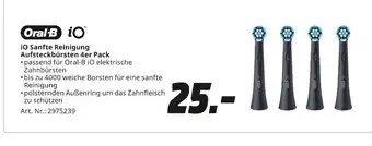 MediaMarkt Oral-b io sanfte reinigung aufsteckbürsten Angebot