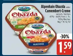 Edeka Alpenhain obazda Angebot