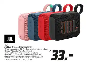 MediaMarkt Jbl go 4 Angebot
