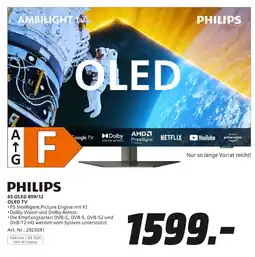 MediaMarkt Philips 65 oled 809/12 oled tv Angebot