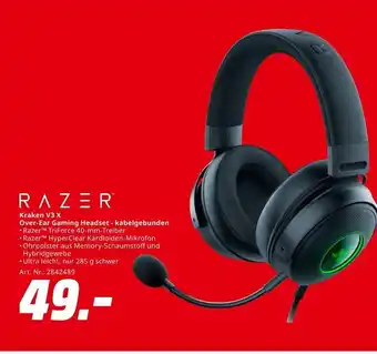 MediaMarkt Razer kraken v3 x Angebot